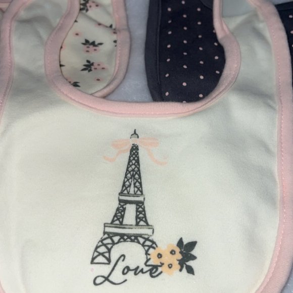 Hudson Baby 3 Pack Baby Bibs NWT - Picture 4 of 6